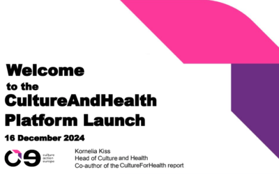 CultureAndHealth – Launch event