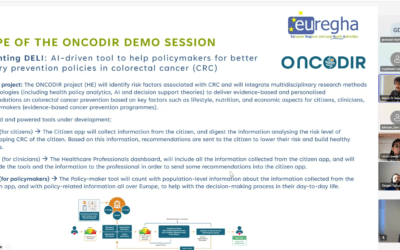 EUREGHA hosted the demonstration of the ONCODIR DELI tool during its latest Cancer Working Group Meeting